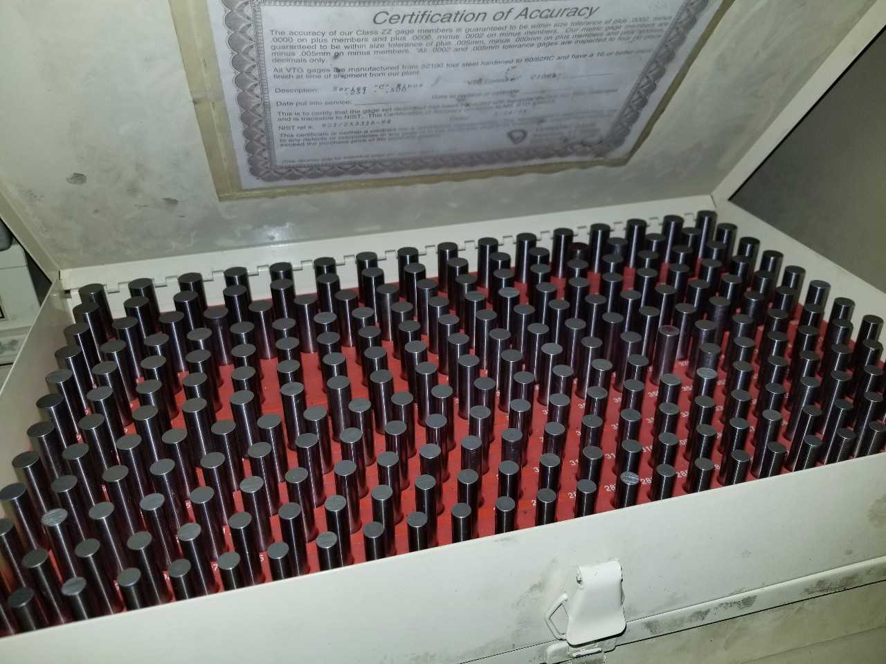 Vermont Pin Gage Set .251/.500" - PROCESS EQUIPMENT