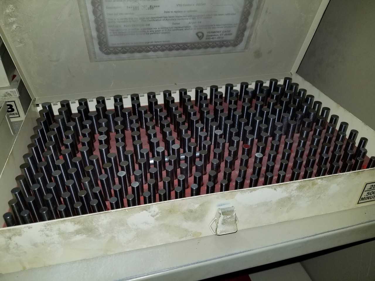 Vermont Pin Gage Set .251/.500" - PROCESS EQUIPMENT