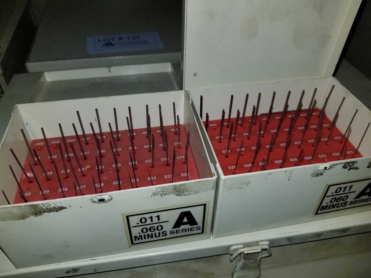 Vermont Pin Gage Set 2 x .011/.06 and .011/.060 - PROCESS EQUIPMENT
