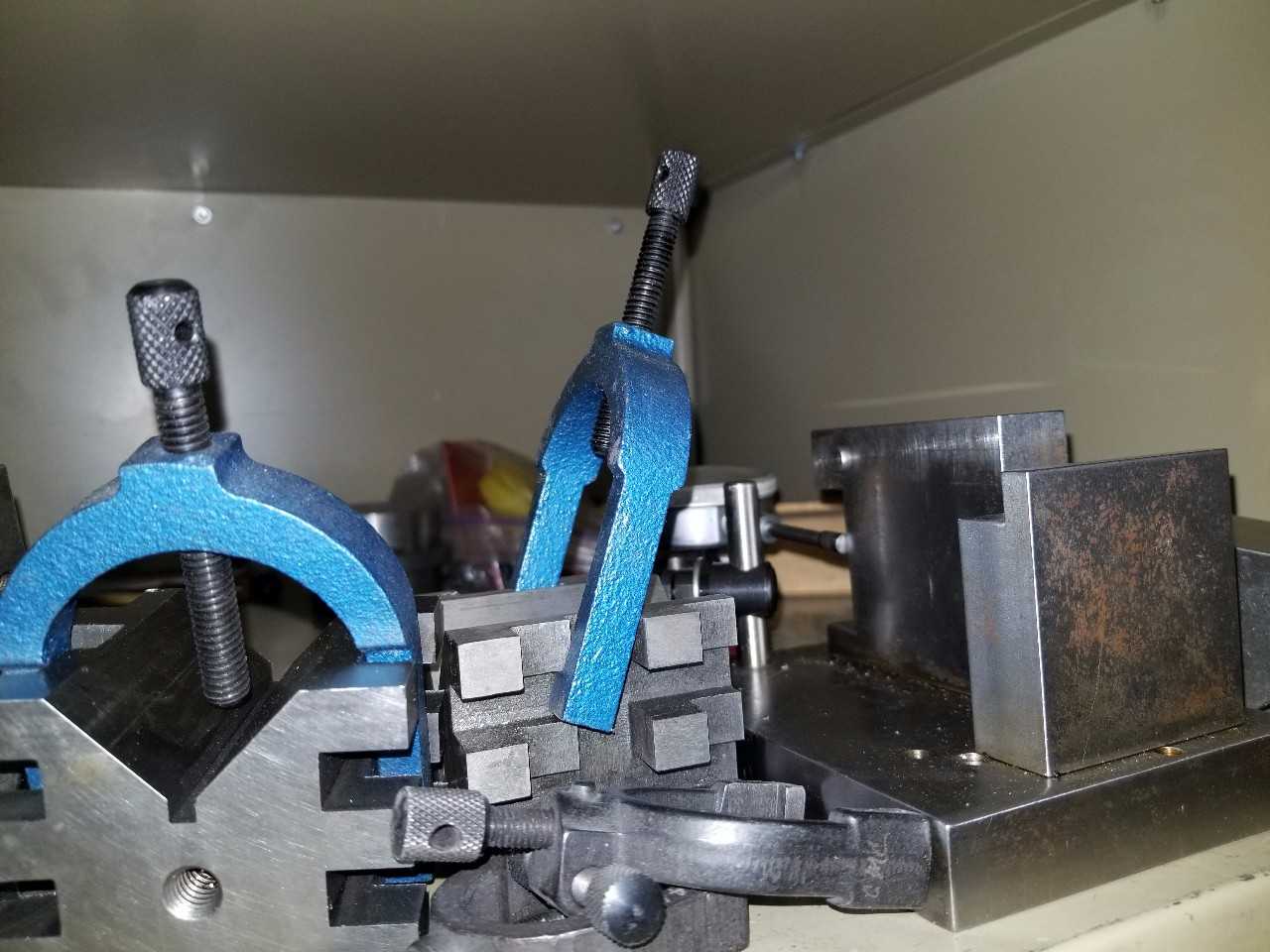 Sin Bar 6", Grinding Vise, Angle Plates, 2 X Prision V Blocks, 2X Square - PROCESS EQUIPMENT