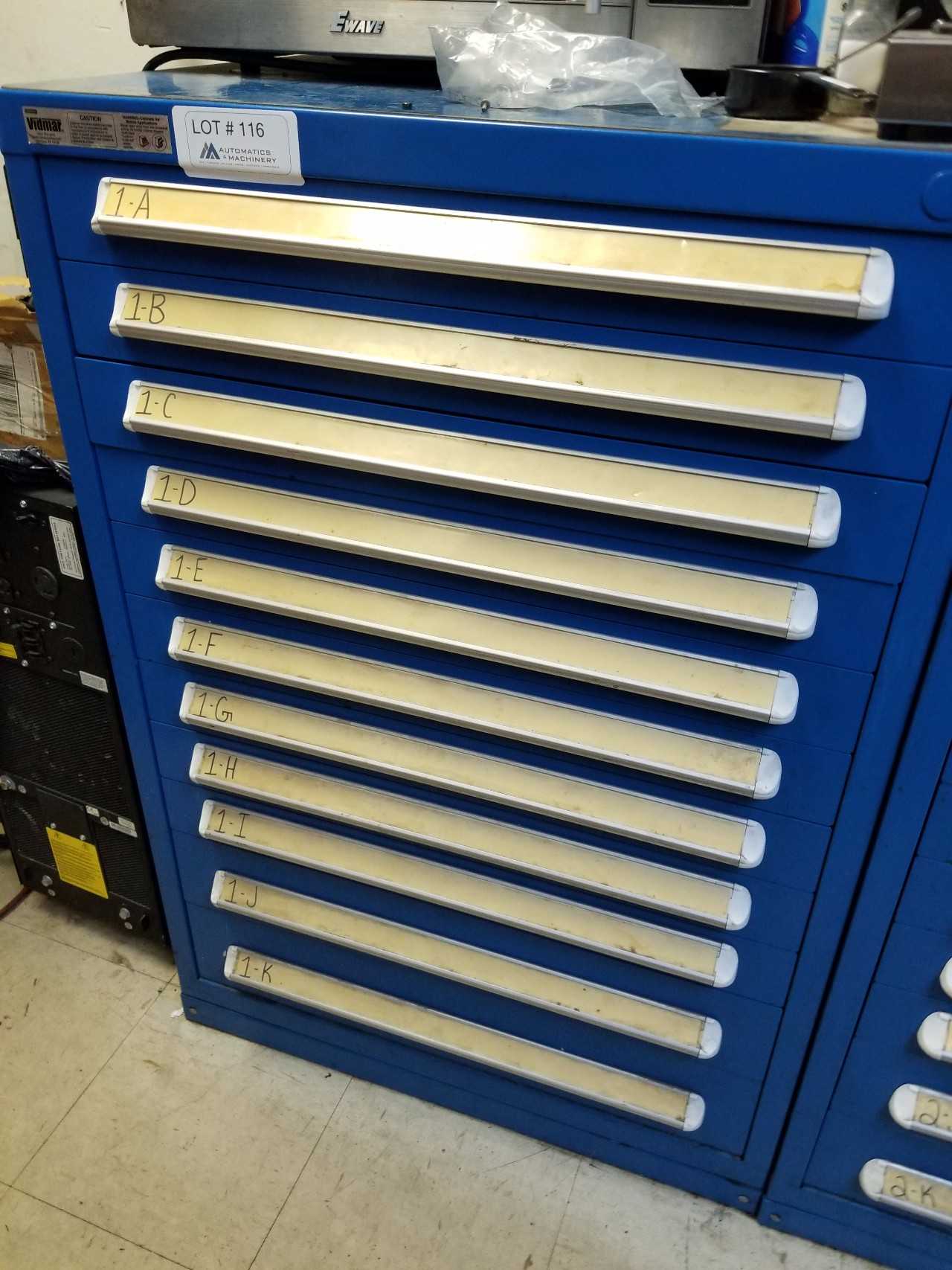 Vidmar 10 Draw Cabinet - MATERIAL HANDLING Vidmar 10 Draw Cabinet - MATERIAL HANDLING