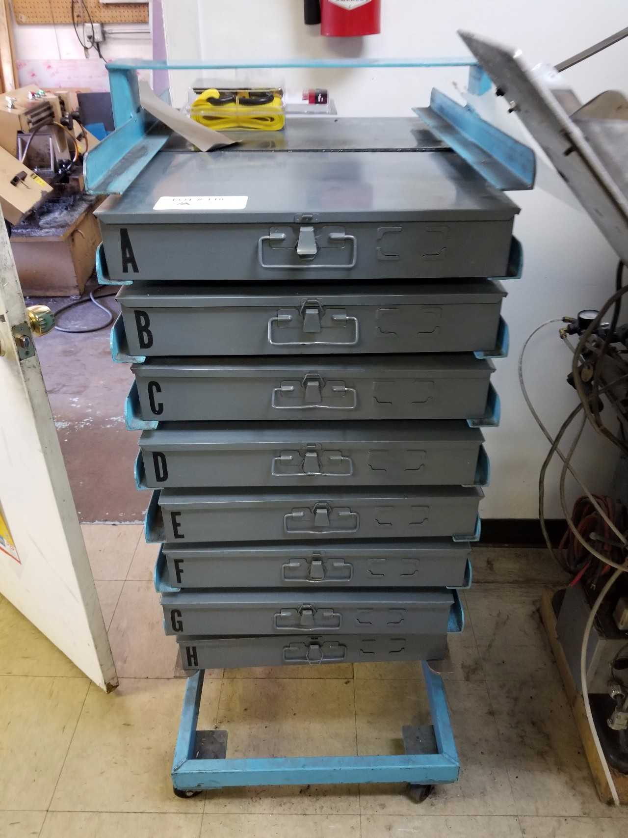 Rolling 16 Drawer Organizer - MATERIAL HANDLING Rolling 16 Drawer Organizer - MATERIAL HANDLING