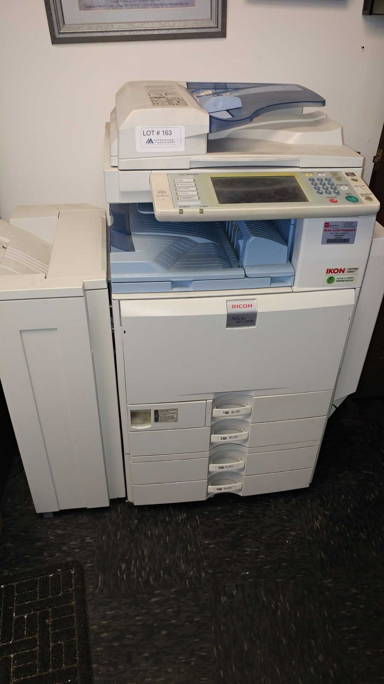 Ricoh Aficio MP C3000 Copy Machine - PACKAGING Ricoh Aficio MP C3000 Copy Machine - PACKAGING