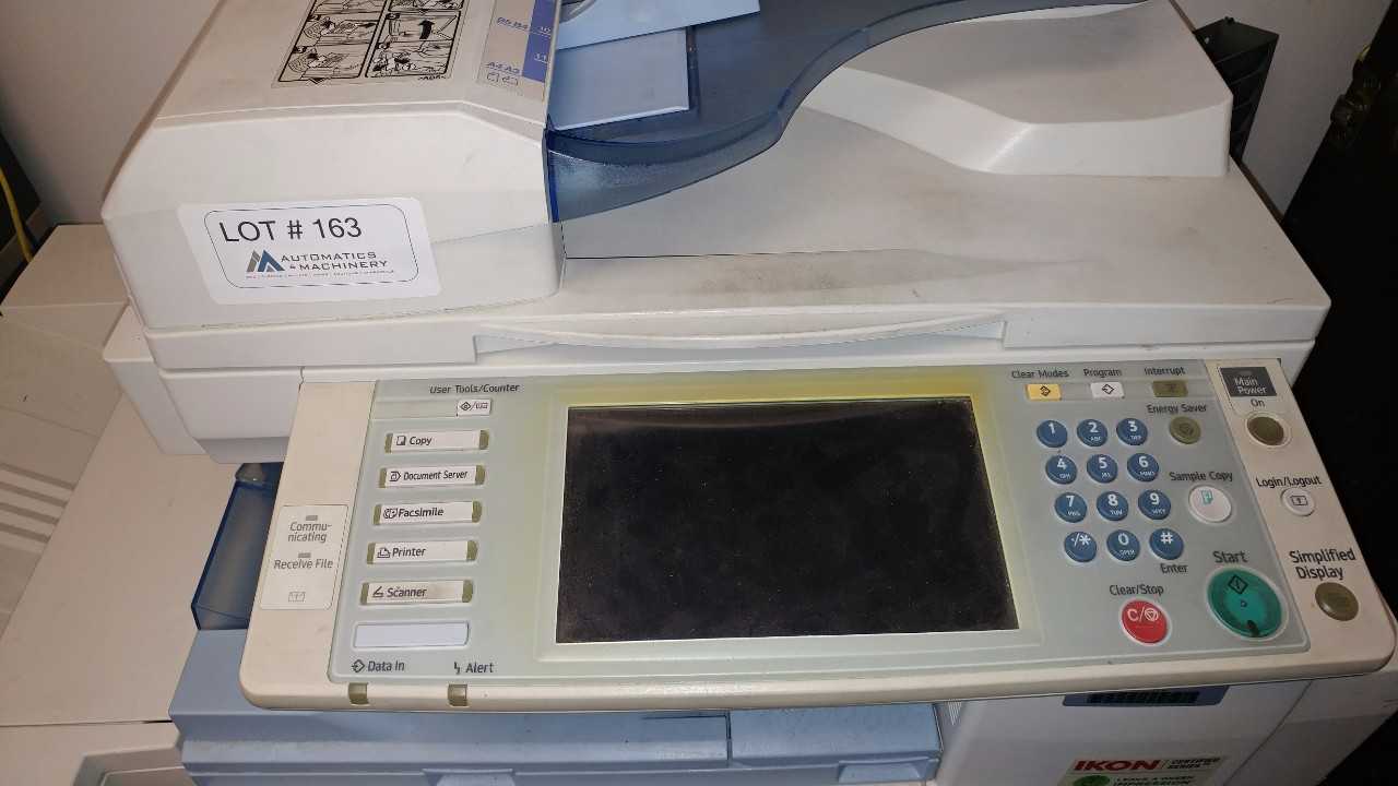 Ricoh Aficio MP C3000 Copy Machine  - PACKAGING