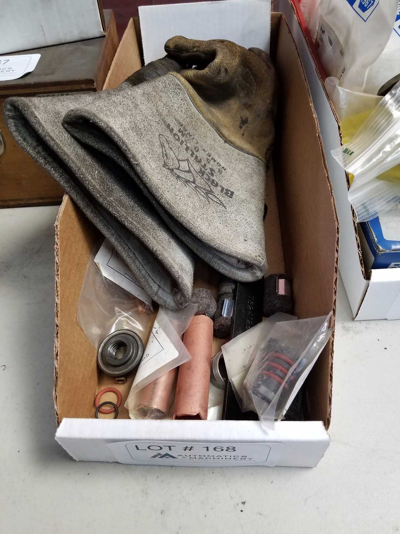 Misc Mig welding supplies w/ gloves - MISCELLANEOUS Misc Mig welding supplies w/ gloves - MISCELLANEOUS