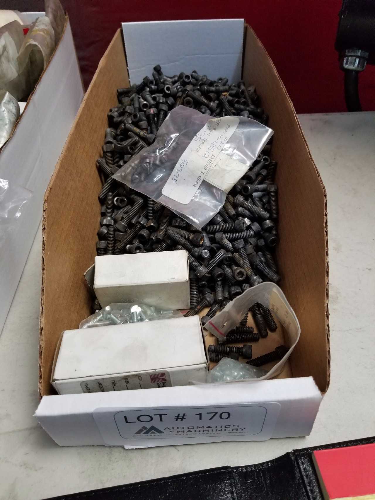 Large box of 1/4-20 allen head screws - MISCELLANEOUS Large box of 1/4-20 allen head screws - MISCELLANEOUS