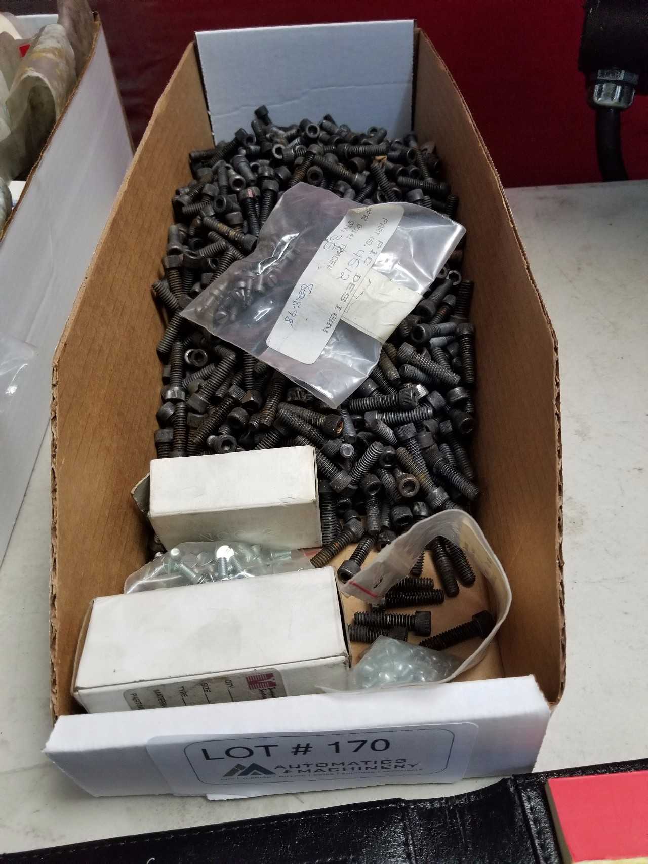 Large box of 1/4-20 allen head screws - MISCELLANEOUS