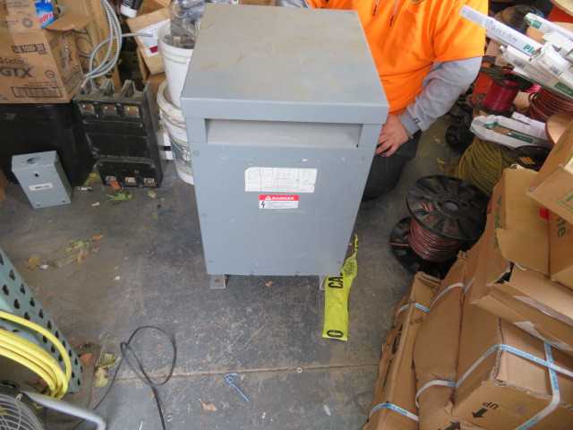 (2) each 15 KVA transformers, 480 to 240, 3 phase 4 wire - CONTROL TRANSFORMERS