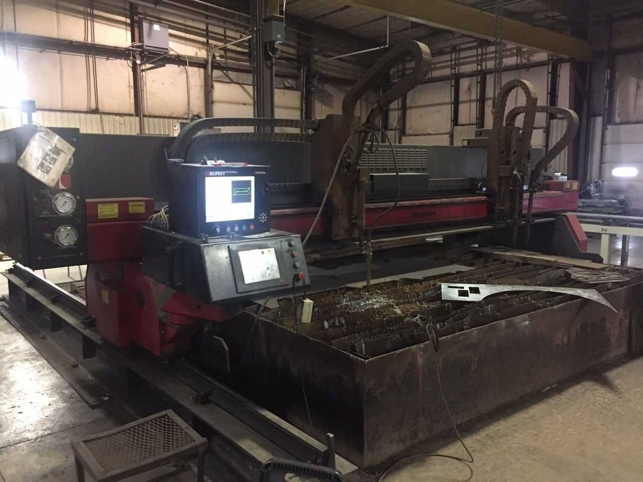 Koike Aronson 10' x 15' Burn Table, Year 2001 - MACHINE TOOLING