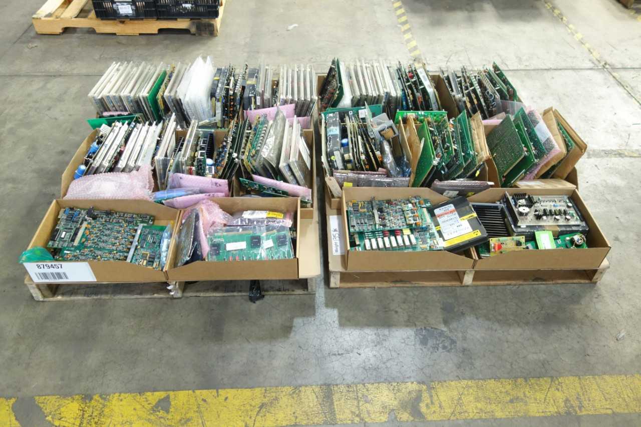 2 PALLETS OF ASSORTED PCB CIRCUIT BOARDS - AUTOMATION & CONTROLS