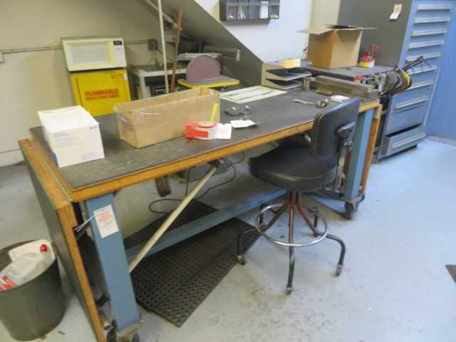 Work table on Wheels with Folding Ends - MISCELLANEOUS