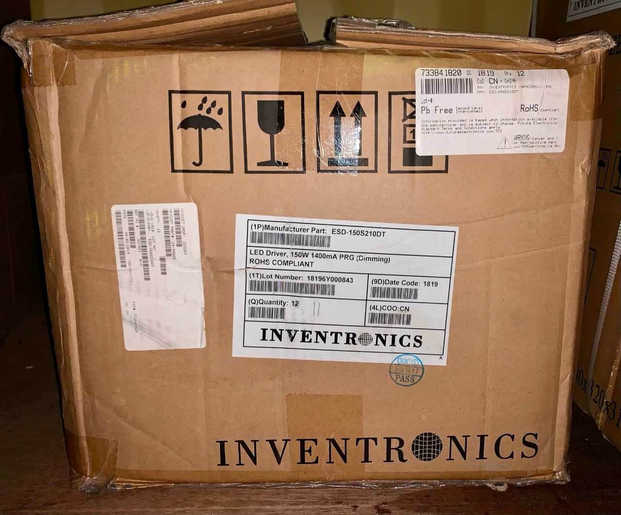 New - Lot of 11 - Inventronics ESD-150S210DT LED Power Supply Driver - ELECTRICAL COMPONENTS