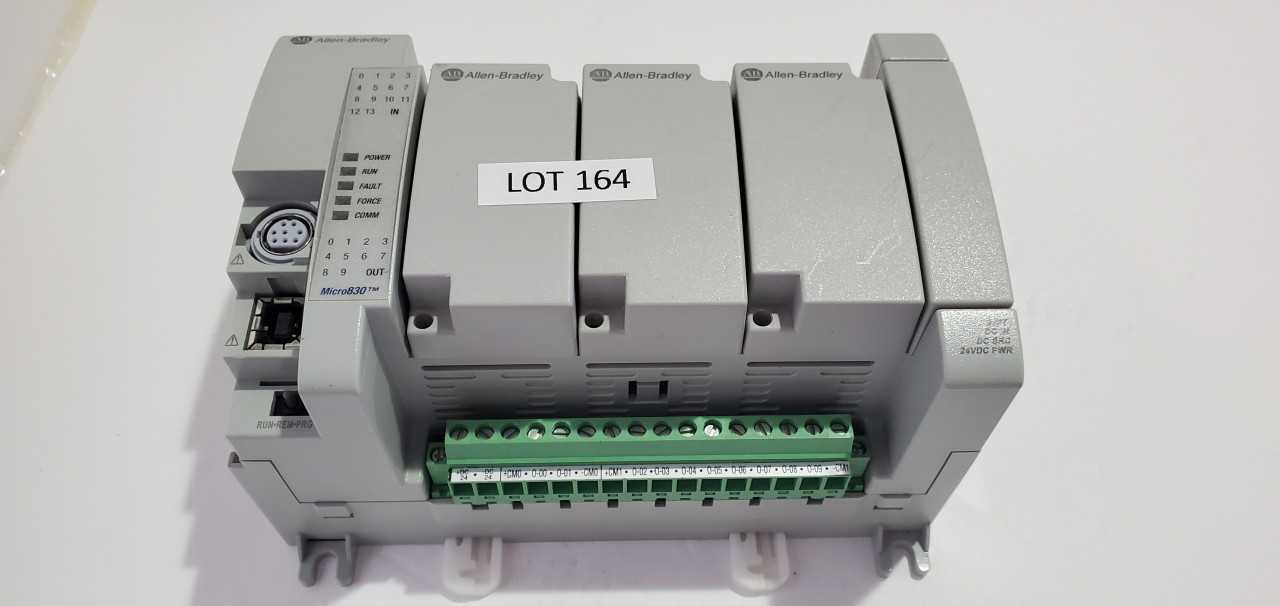 Allen Bradley Micro 830  2080-LC30-24QBB PLC - AUTOMATION & CONTROLS