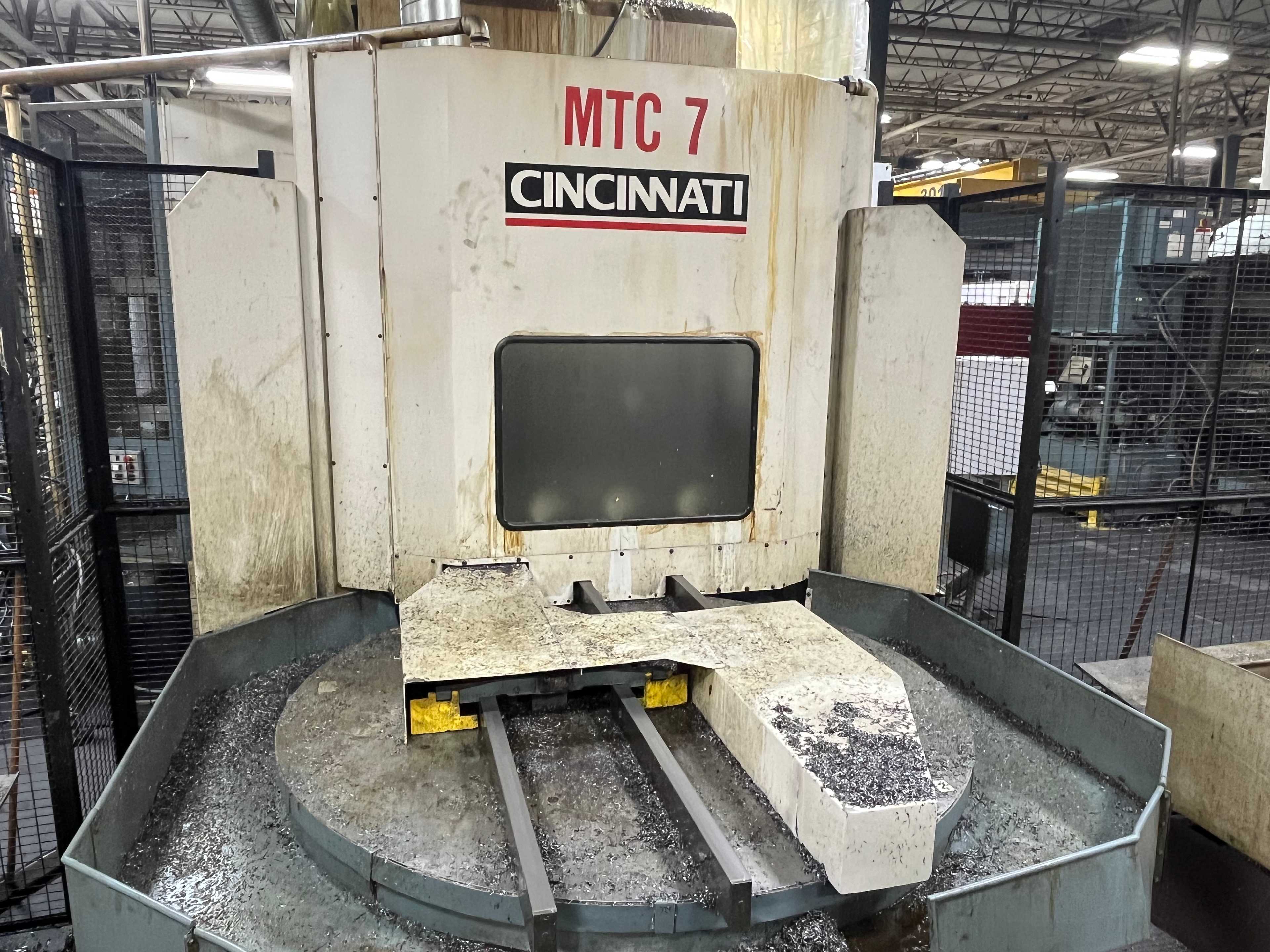 1995 Cincinnati Milacron T-35 5 Axis Horizontal Machining Center w/Siemens Acramatic 950 Control - MACHINING CENTERS