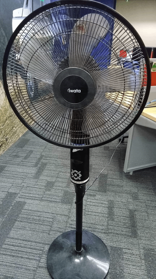 Lot of (2) Electric Fans on Stands - ELECTRIC MOTORS Lot of (2) Electric Fans on Stands - ELECTRIC MOTORS