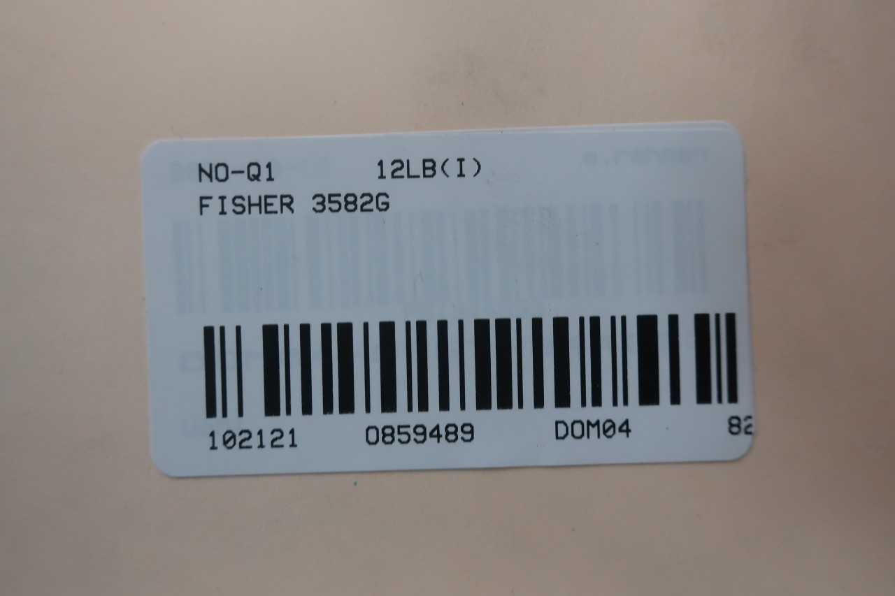 FISHER 3582G PNEUMATIC VALVE POSITIONER 3-15PSI - CONTROL VALVE