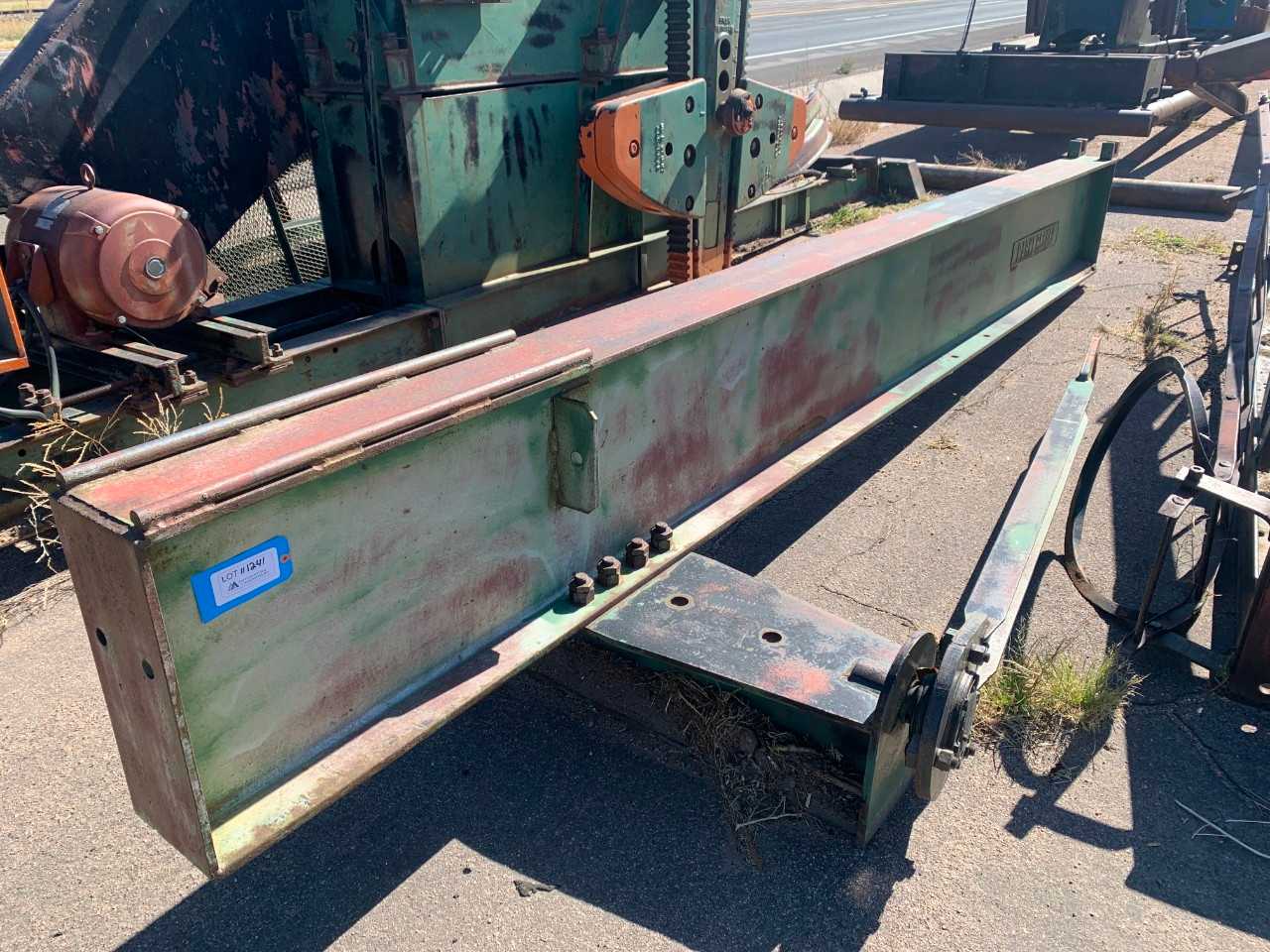 PR&R 64-G 160D-21-B5, 160-207-64, cranks, wts, w pins, head, T base, Sampson Post, equalizer, saddle bearing box 142,000#, complete needs shivs, crank.  Electric motor A50          5 phase RPM 1125, fence - PALLET JACKS
