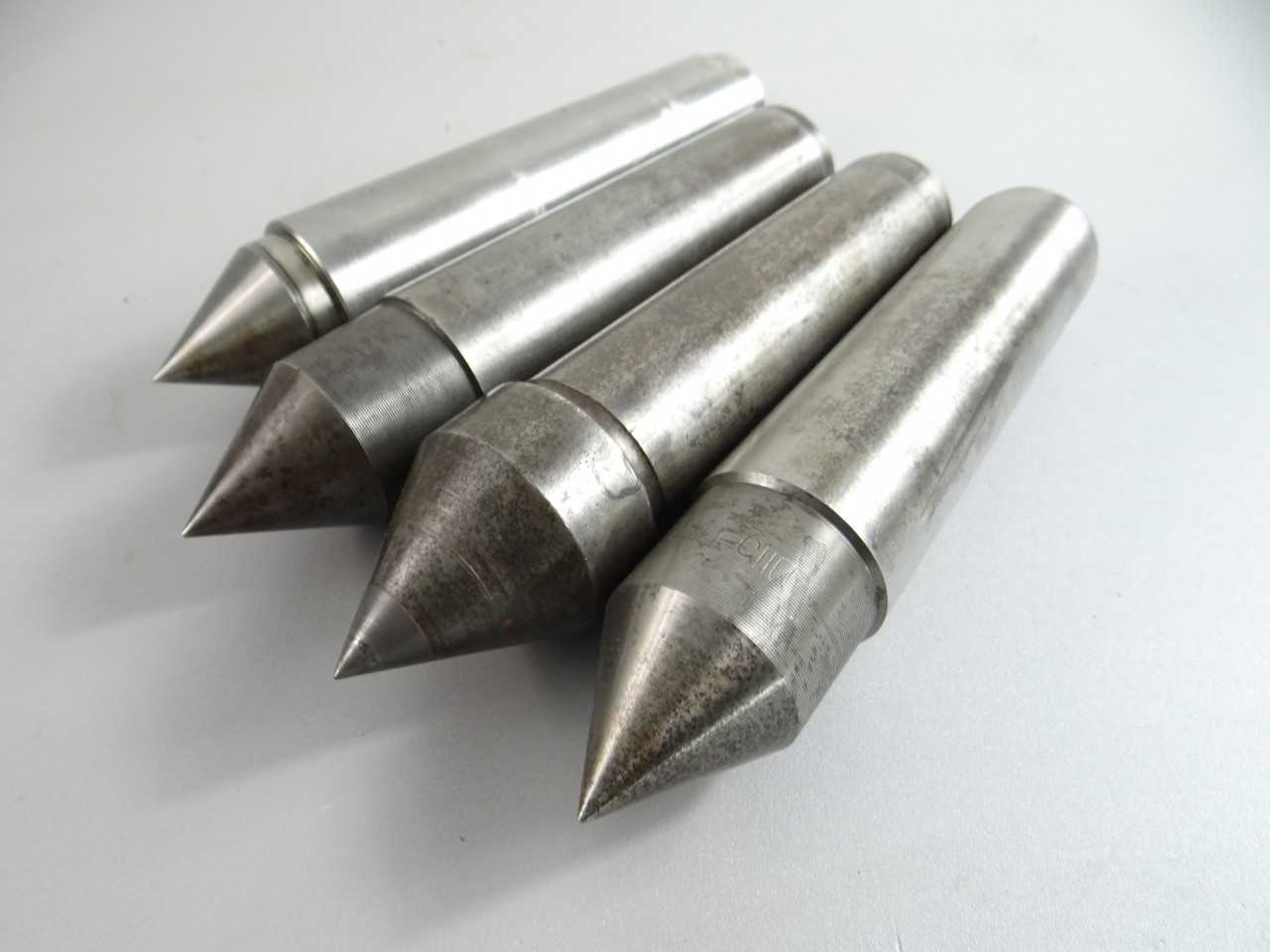 Lot of 4 HS 5MT Dead Centers - MACHINING ACCESSORIES & TOOLING