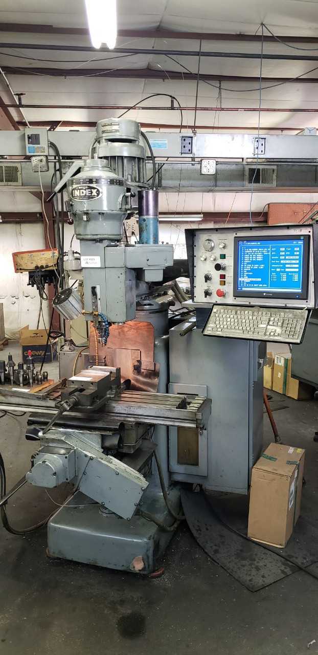 Wells Index 3-Axis CNC Vertical Knee Mill Vise and Tooling Not Included - MILLING MACHINES Wells Index 3-Axis CNC Vertical Knee Mill Vise and Tooling Not Included - MILLING MACHINES