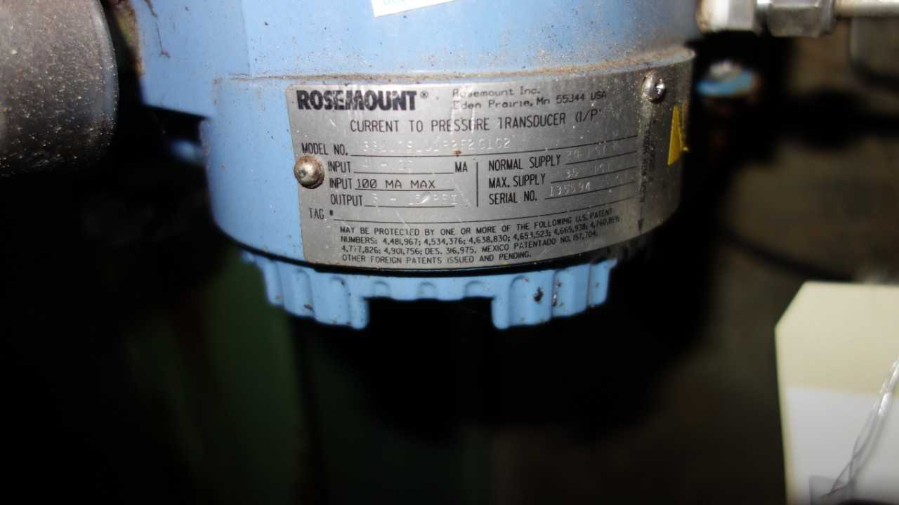 LOT OF 3 ROSEMOUNT 3311DS TRANSDUCERS W/ 2X FOXBORO - INSTRUMENTATION