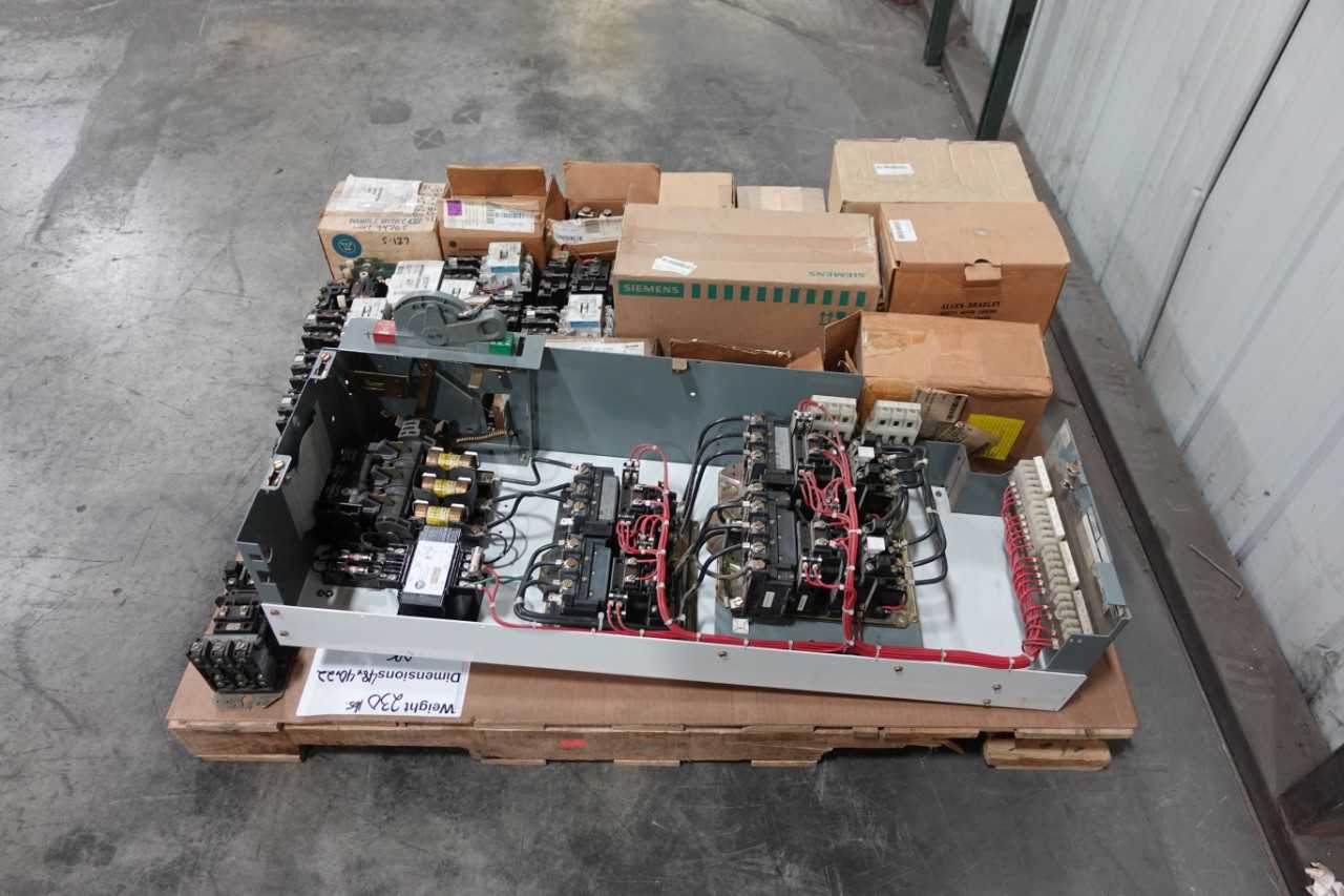 PALLET OF ASSORTED MOTOR STARTERS - MOTOR STARTERS