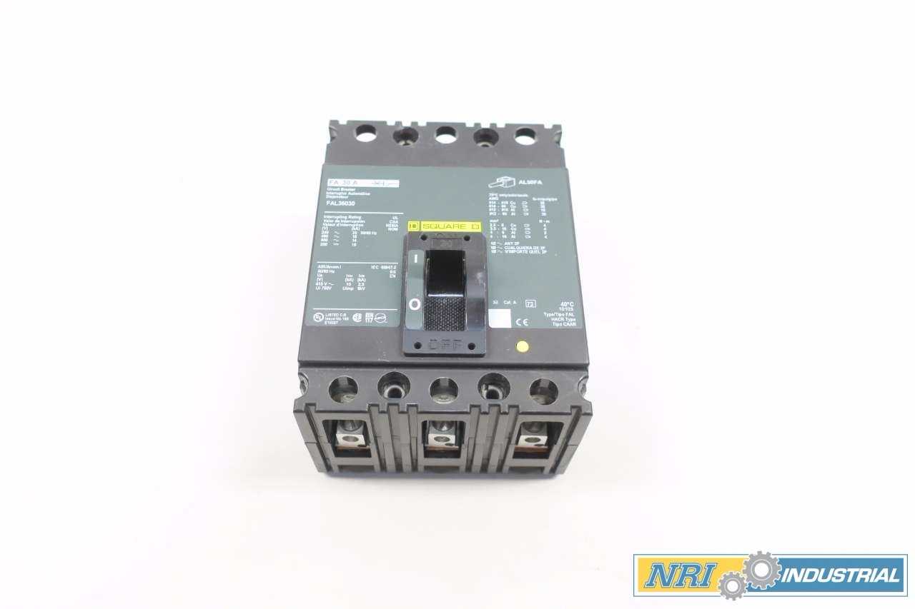 SQUARE D FAL36030 30A CIRCUIT BREAKER - CIRCUIT BREAKERS