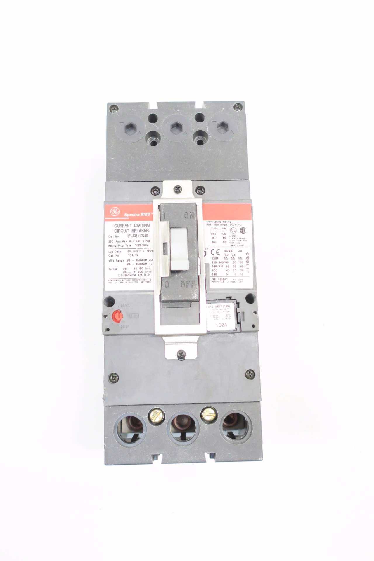 GE SFLA36AT0250 250A CIRCUIT BREAKER - CIRCUIT BREAKERS