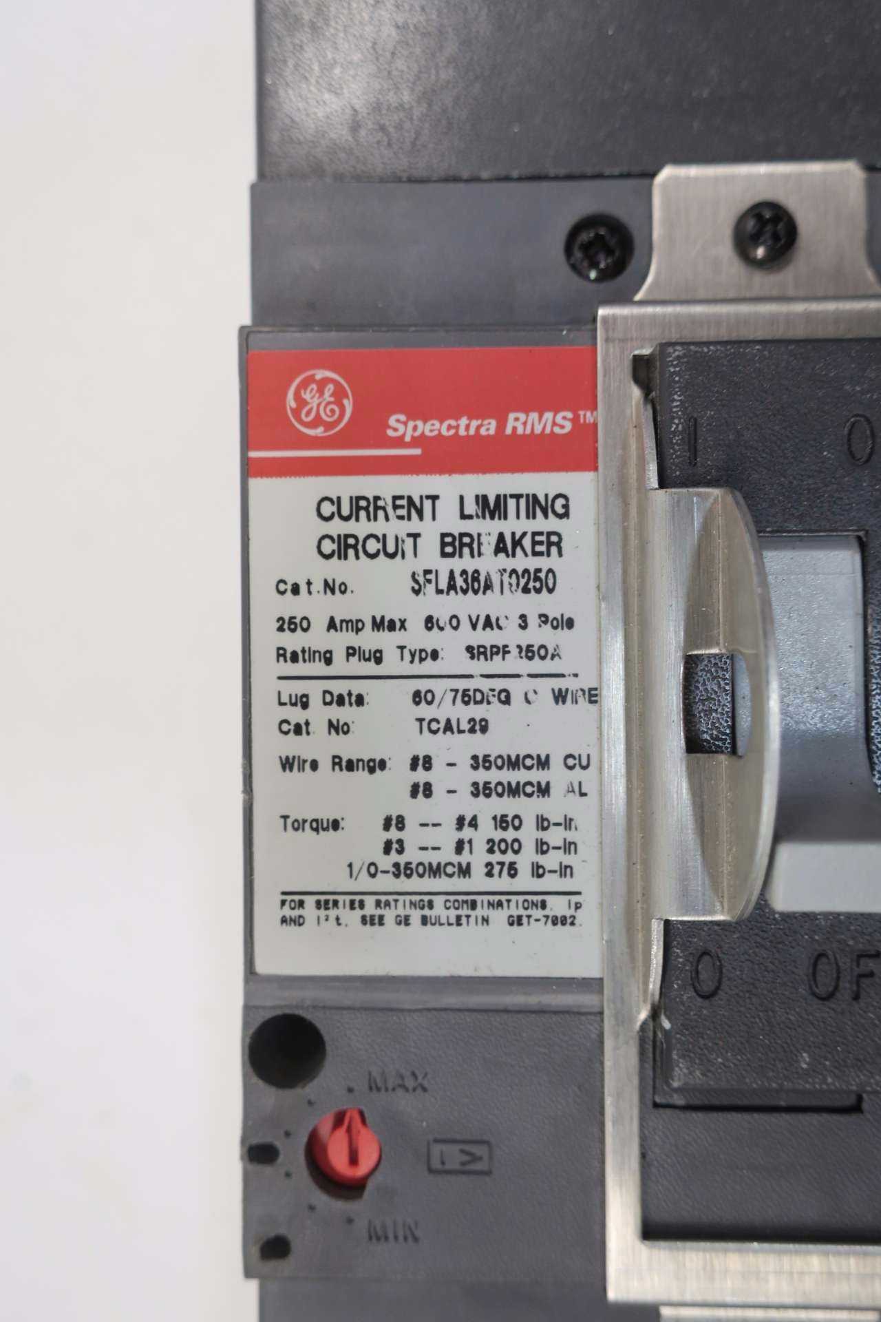 GE SFLA36AT0250 250A CIRCUIT BREAKER - CIRCUIT BREAKERS