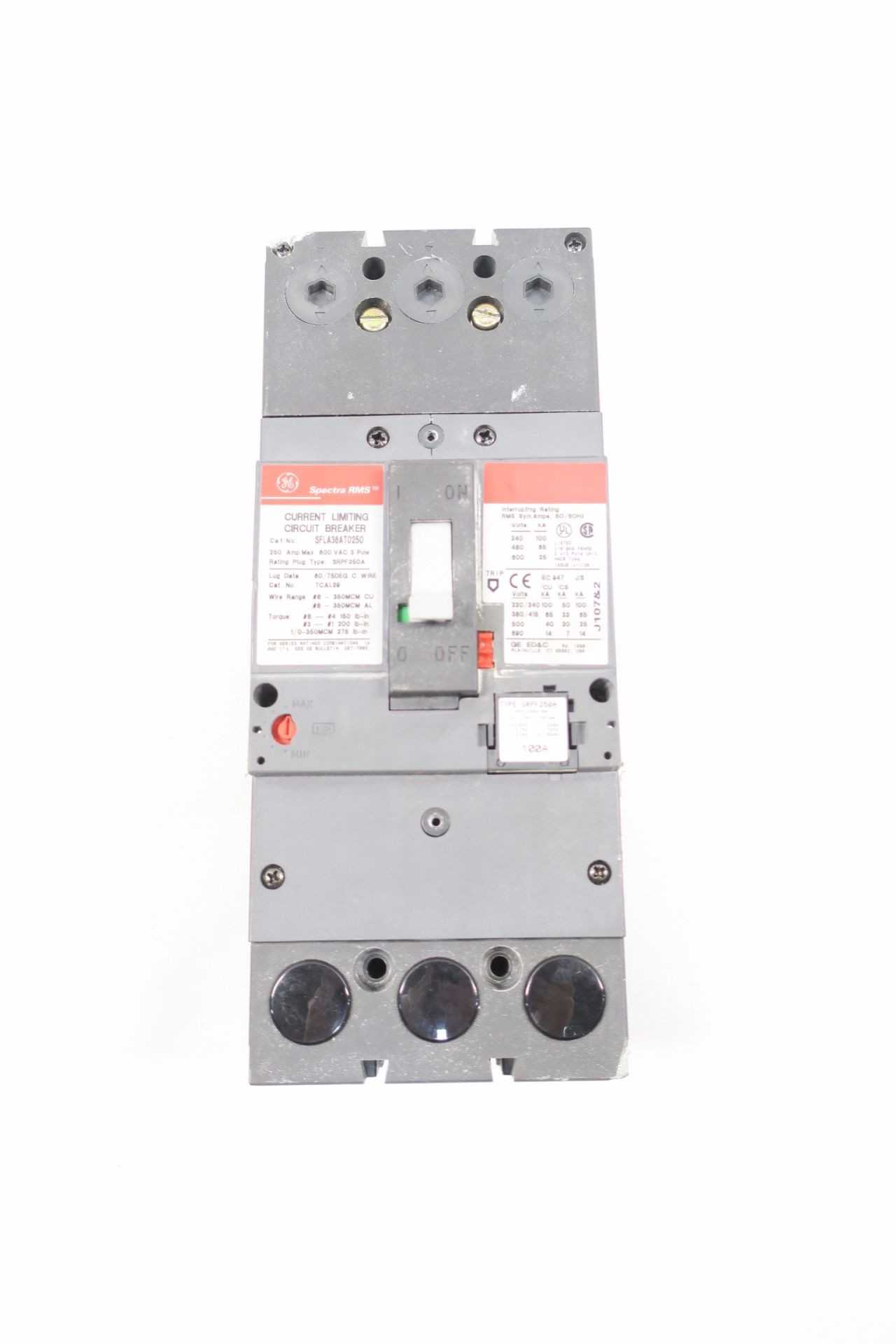 GE SFLA36AT0250 250A CIRCUIT BREAKER - CIRCUIT BREAKERS