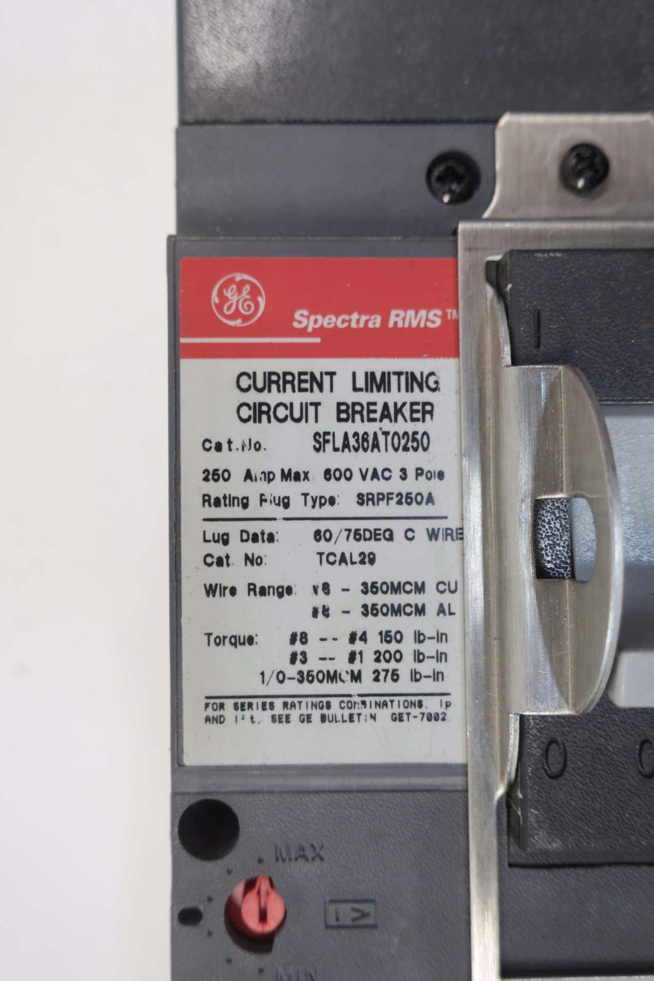 GE SFLA36AT0250 250A CIRCUIT BREAKER - CIRCUIT BREAKERS