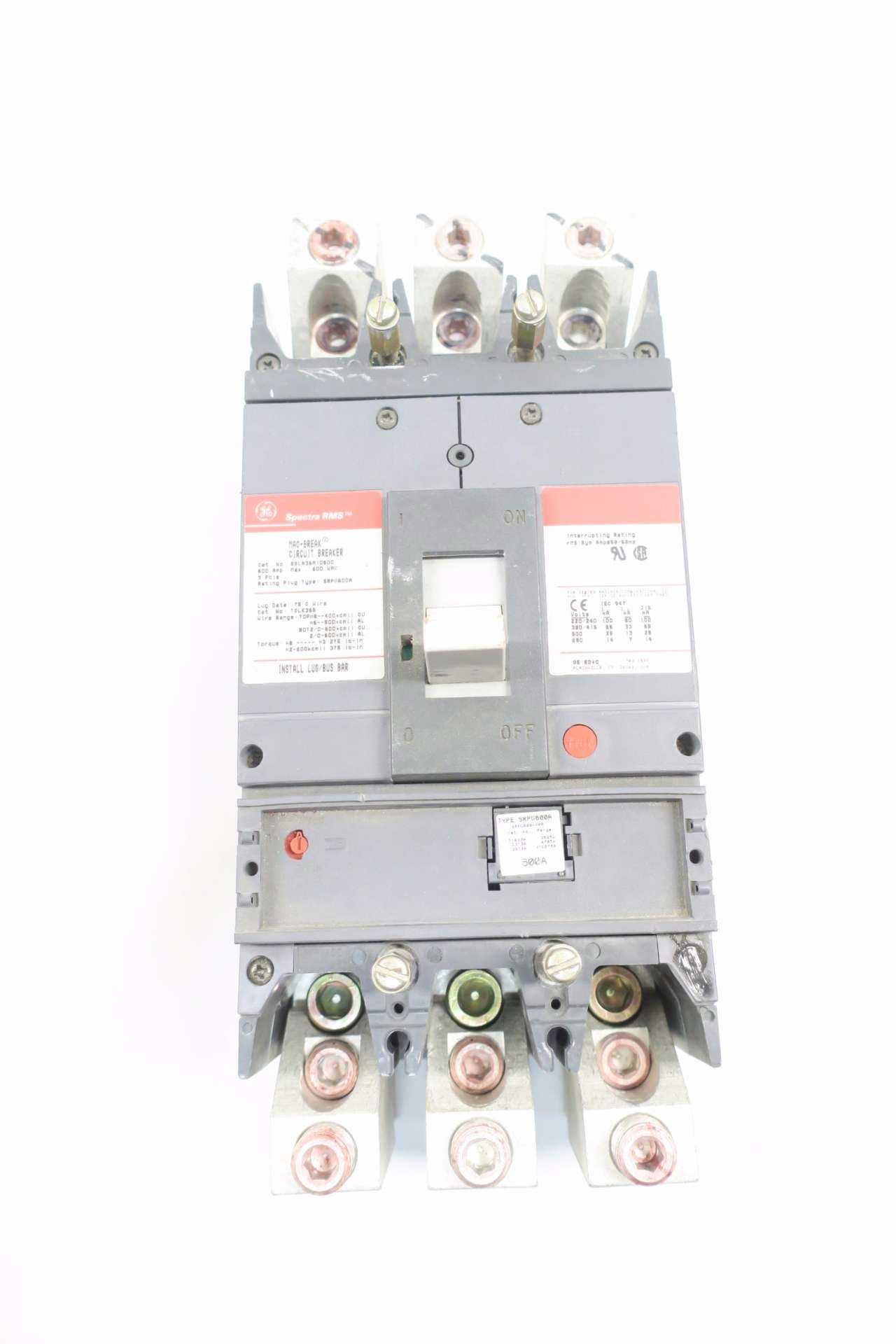 GE SGLA36AI0600 600A CIRCUIT BREAKER - CIRCUIT BREAKERS