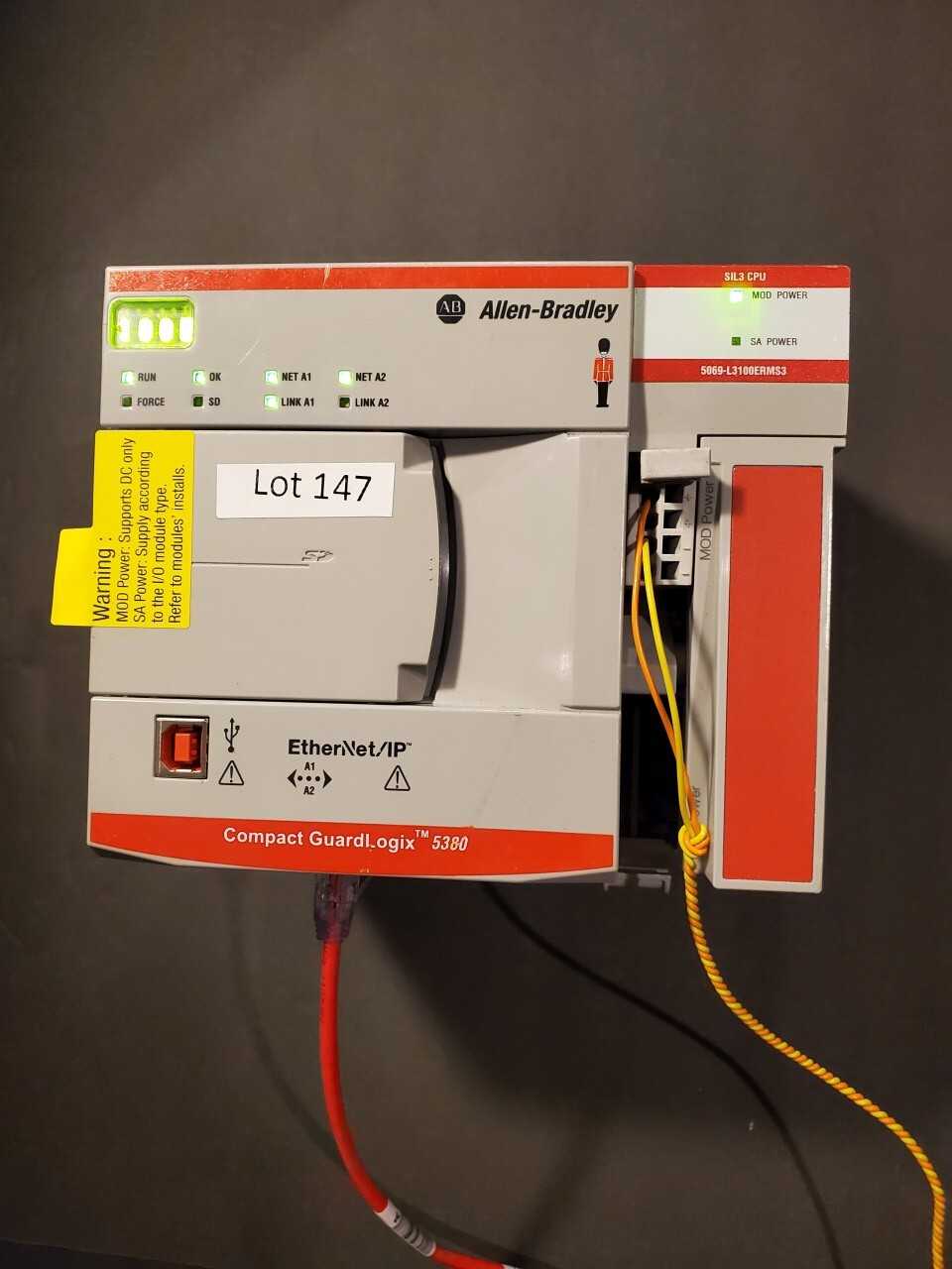 Allen Bradley CompactLogix 5069-L3100ERMS3 - AUTOMATION & CONTROLS