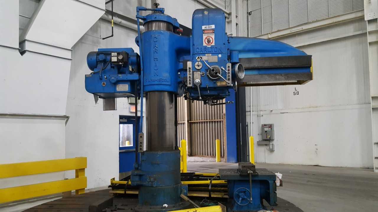 Carlton Radial Arm Drill; 6; Arm; 19; Column - RADIAL ARM DRILLING MACHINES Carlton Radial Arm Drill; 6; Arm; 19; Column - RADIAL ARM DRILLING MACHINES