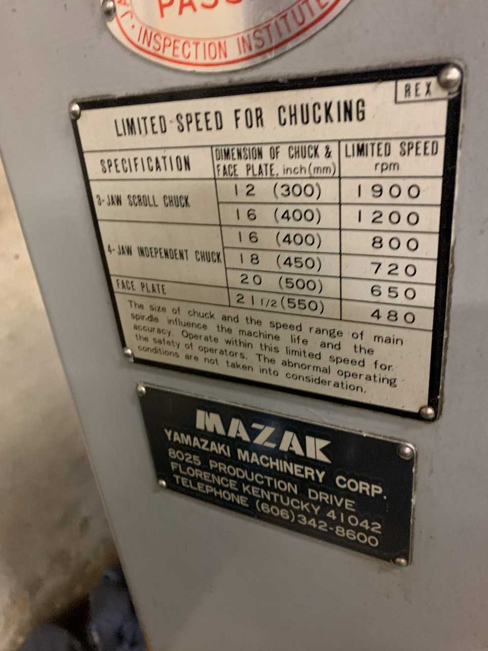 Mazak 24 Engine Lathe 24" x 120" - LATHES