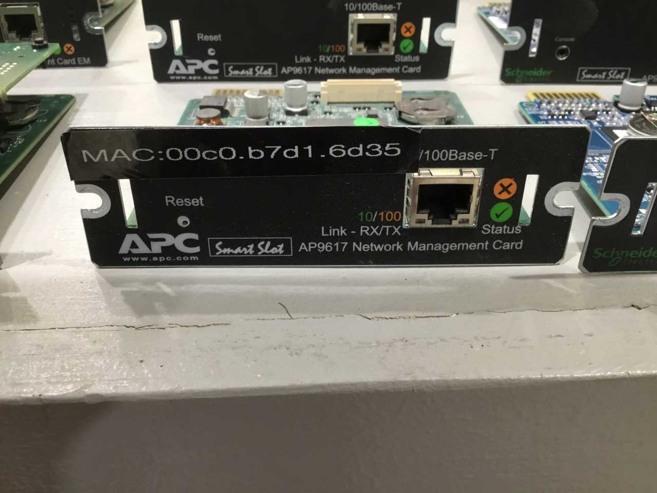 Lot of 13 APC Network Management Cards - AUTOMATION & CONTROLS