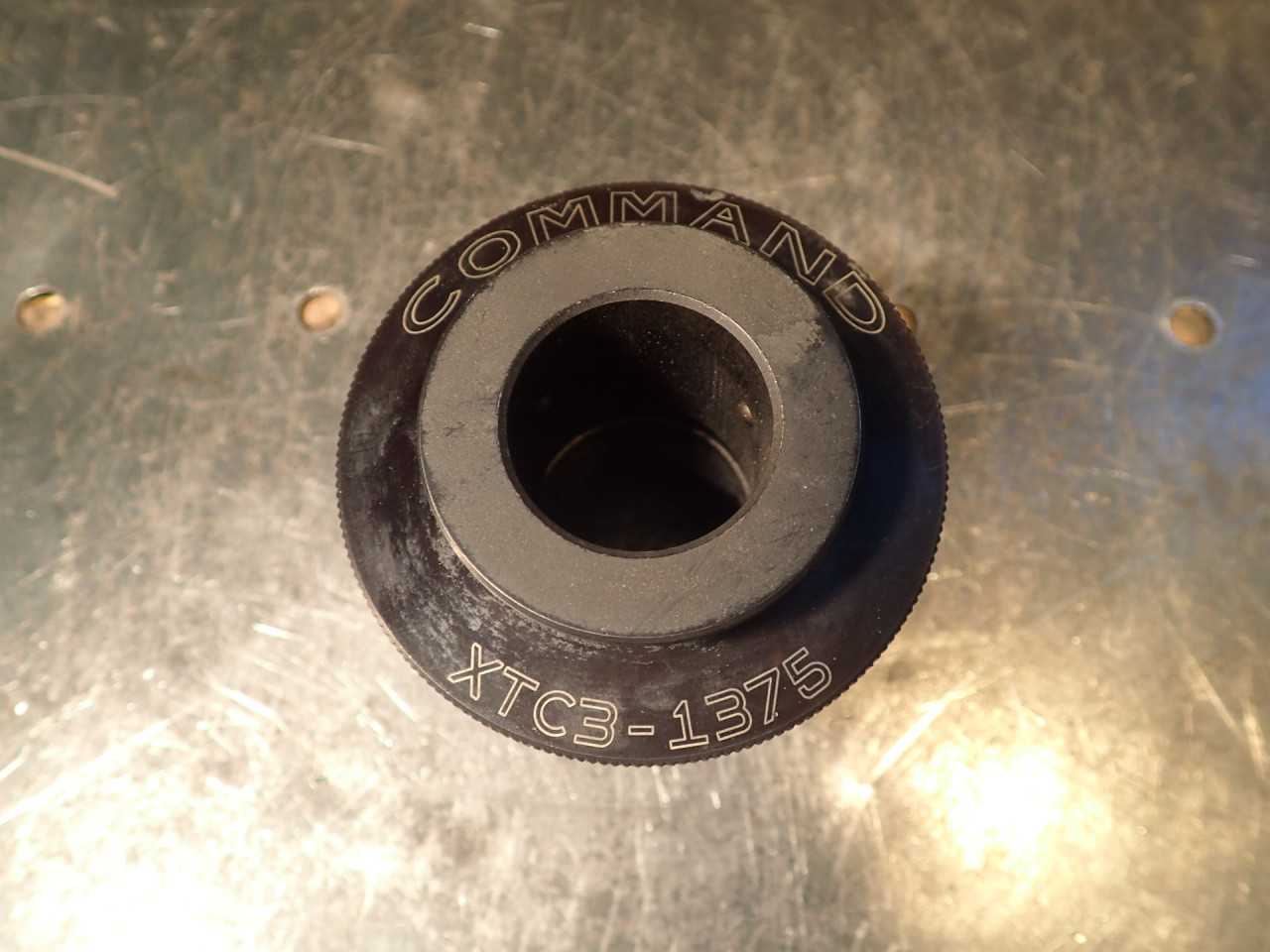Command XTC3-1375 1-3/8" Tap Adapter Quick Change Collet: Bilz WE-3 Shank, Used - MACHINING ACCESSORIES & TOOLING