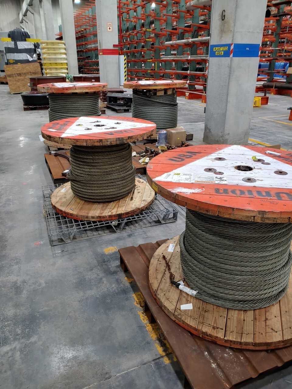 4 Wire Rope Reels - INDUSTRIAL PARTS