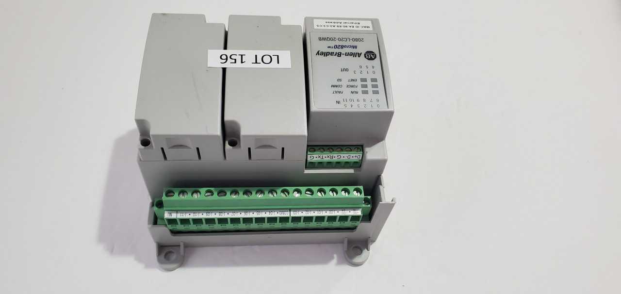 Allen Bradley Micro 820 2080-LC20-20QWB PLC - AUTOMATION & CONTROLS
