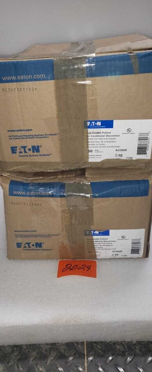 LOT OF NEW SURPLUS NON-FUSBILE PULLOUT AIR CONDITIONER DISCONNECT - DISCONNECT SWITCHES