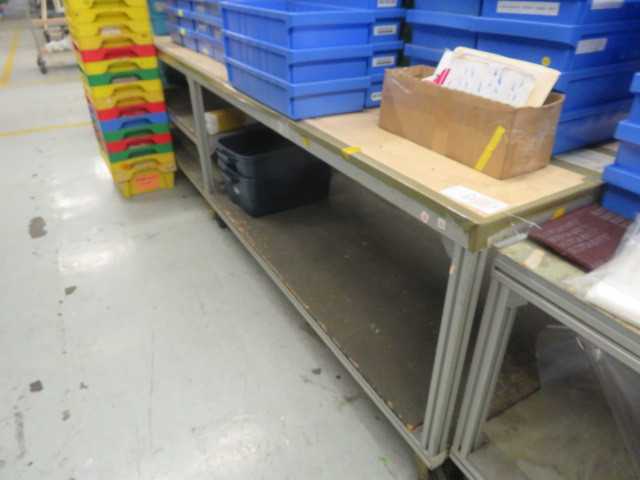 Aluminum Table on wheels - MISCELLANEOUS
