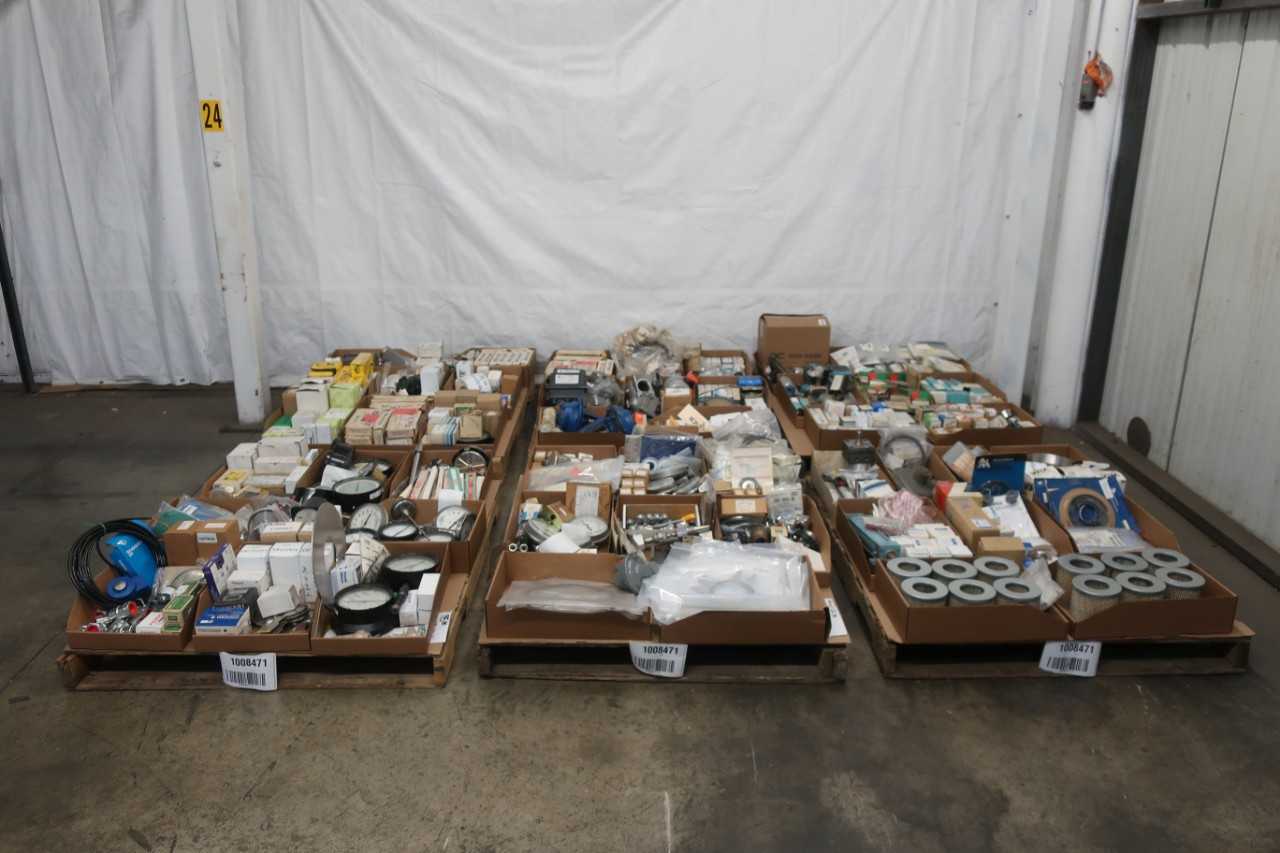 6 PALLETS OF ASSORTED MRO - INDUSTRIAL PARTS
