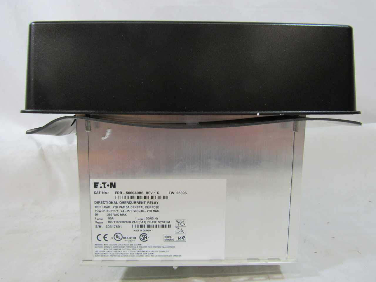 (1) Eaton EDR-5000A0BB1 Other Relay Distrubution Relay - AUTOMATION & CONTROLS