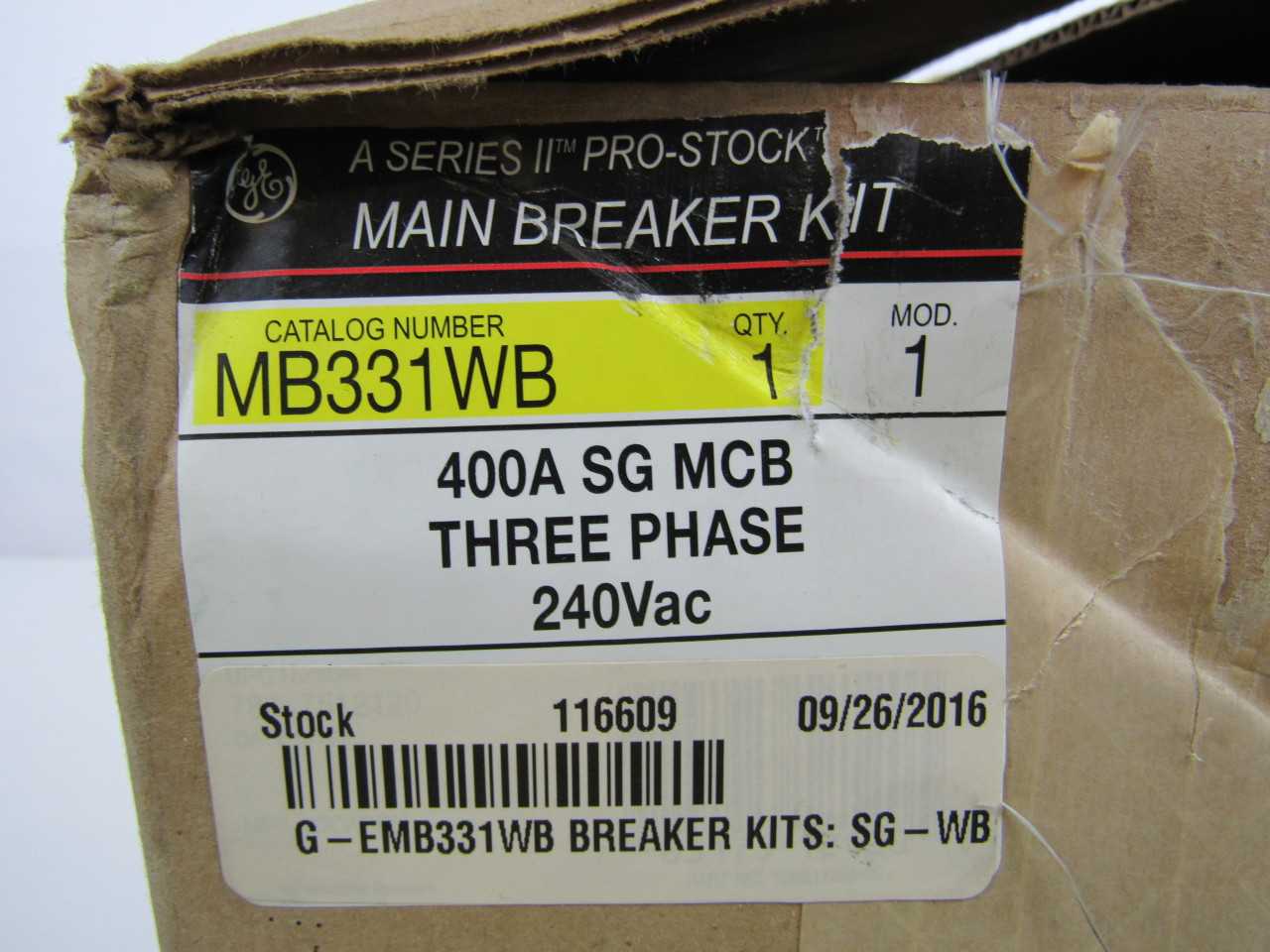 Quantity of 2x MB331WB MCCB/Molded Case Circuit Breakers - CIRCUIT BREAKERS Quantity of 2x MB331WB MCCB/Molded Case Circuit Breakers - CIRCUIT BREAKERS