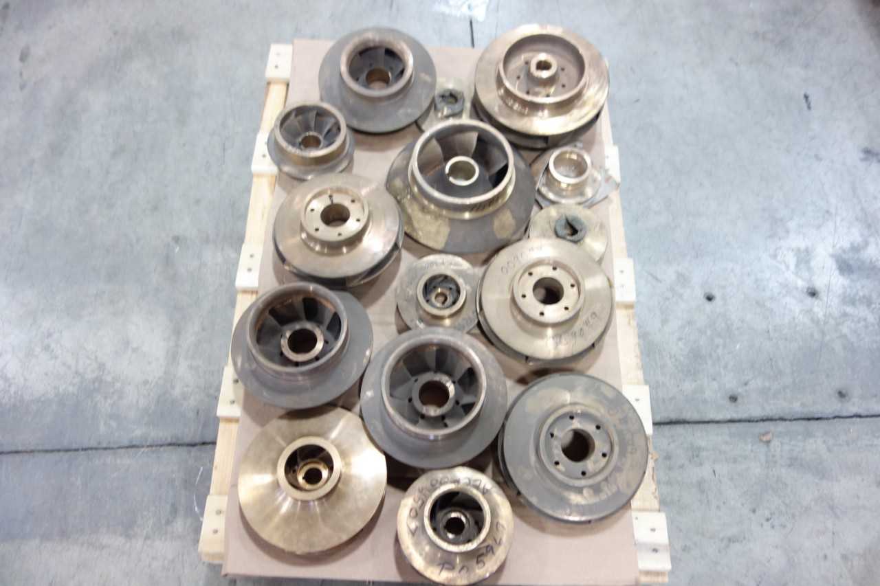 1 PALLET OF BRASS PUMP IMPELLERS - PUMPS