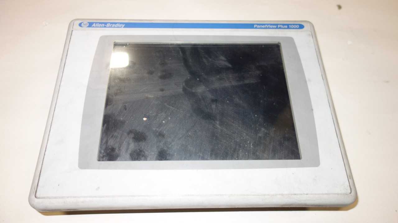 ALLEN BRADLEY 2711P-RDT10C SER B PANELVIEW PLUS 1000 COLOR TOUCH DISPLAY MODULE 2711P-T10C4D8 - HMIS & DISPLAYS