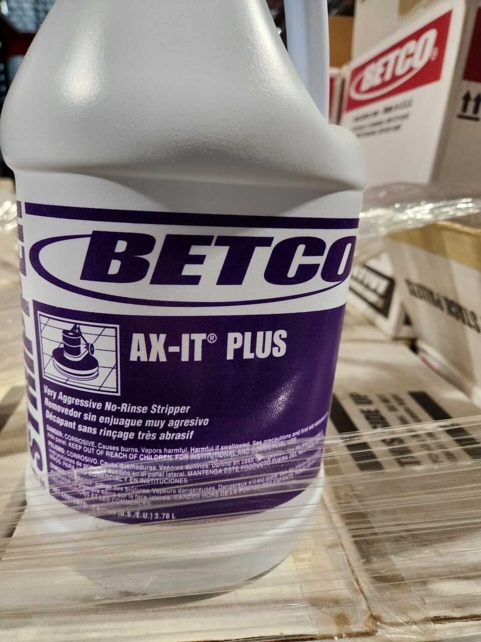 Betco floorcleaner.  38 cases, 4 gallons per case (all appear to have 4 jugs) - MISCELLANEOUS