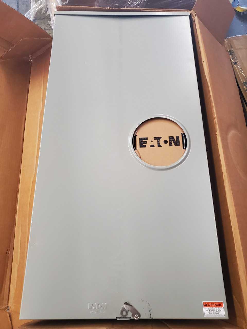 (1) Eaton UTH7330UCH Meter Socket Ringless 320A 600VAC 3Ph 4Wire 7Jaws NEMA Type 3R - INDUSTRIAL PARTS