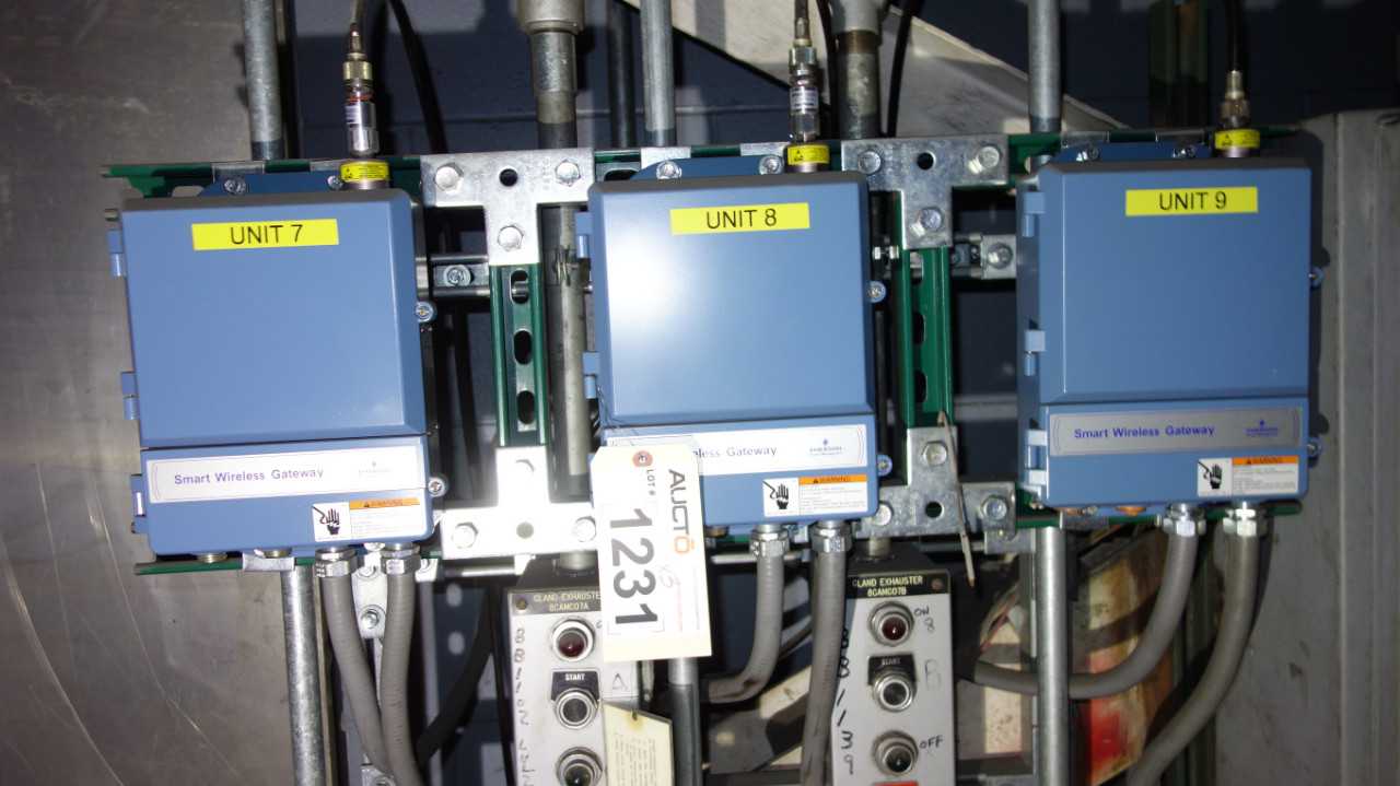LOT OF 3 EMERSON 1420A2A3A4WL2 TRANSMITTER GATEWAYS - INSTRUMENTATION