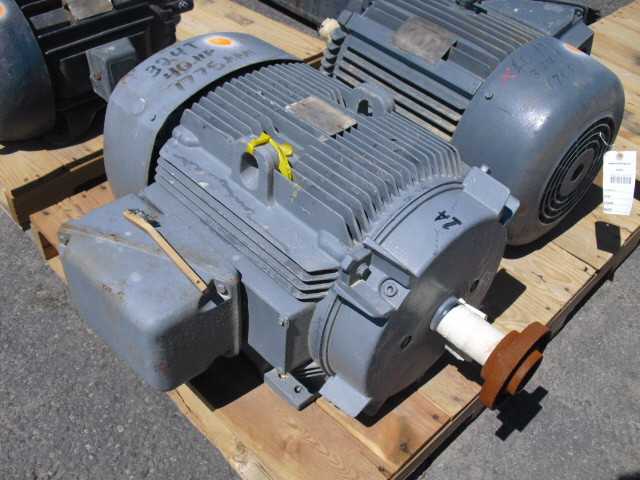 40 HP 1800 RPM 324T Frame GE Motor - ELECTRIC MOTORS