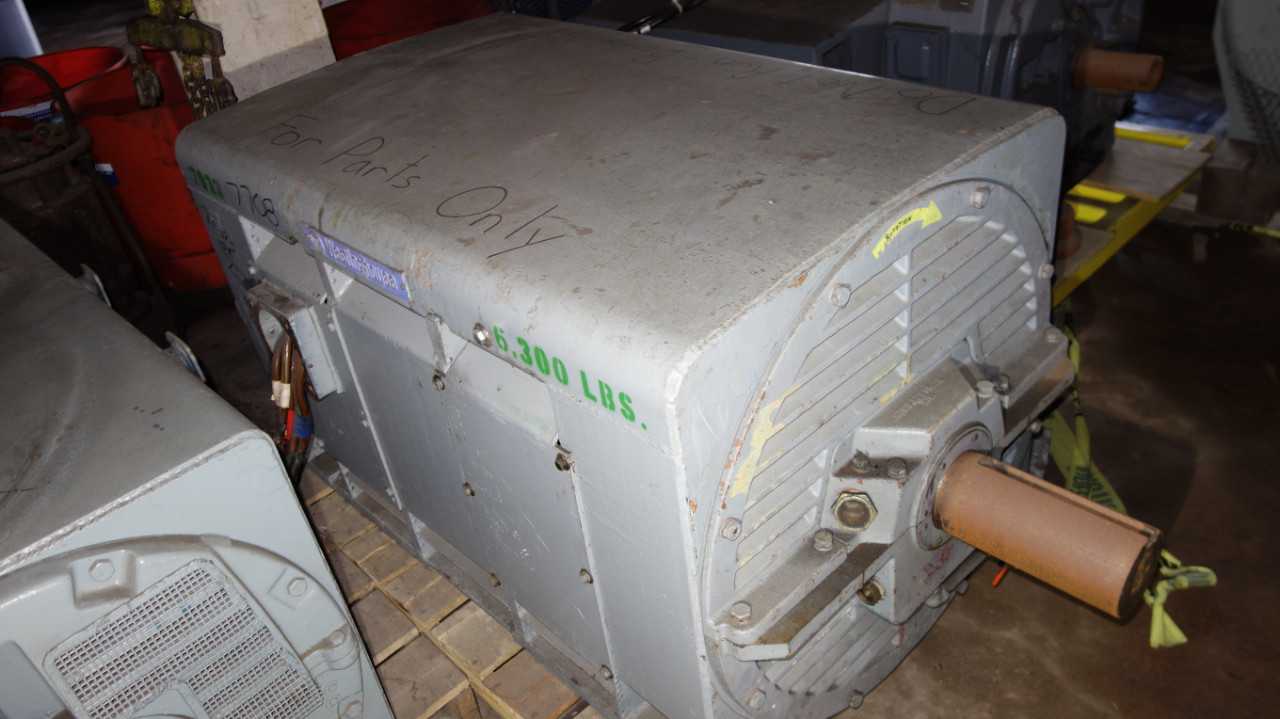 WESTINGHOUSE HSDP 1000HP MOTOR 2300V 6809L 889RPM - ELECTRIC MOTORS